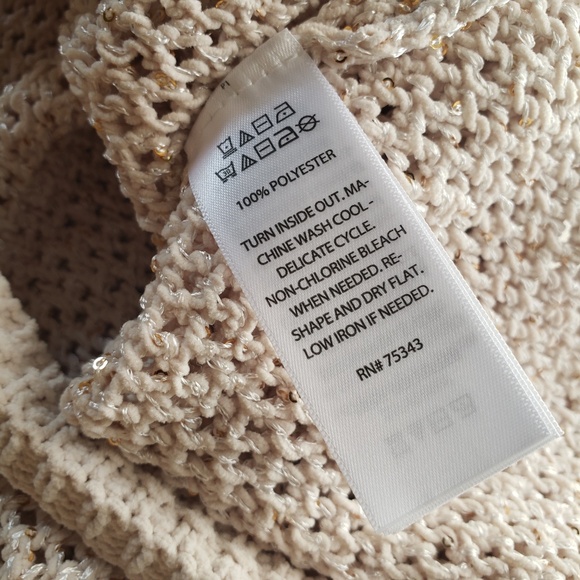 Joie Oatmeal Sparkle Sweater Size Large NEW! - Picture 13 of 13